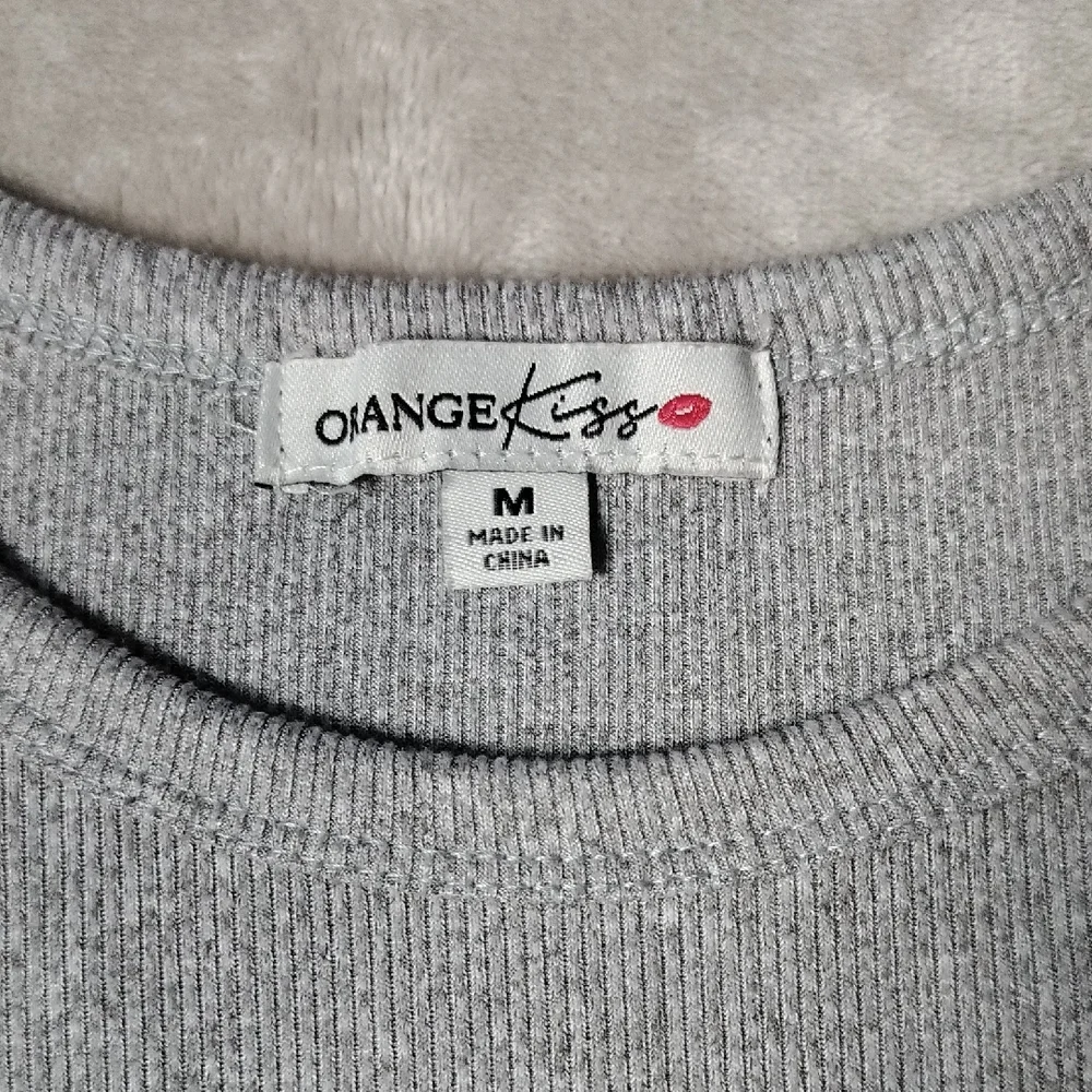 Paris J' Adore Grey T-shirt By Orange Kiss 💋 - Picture 6 of 9